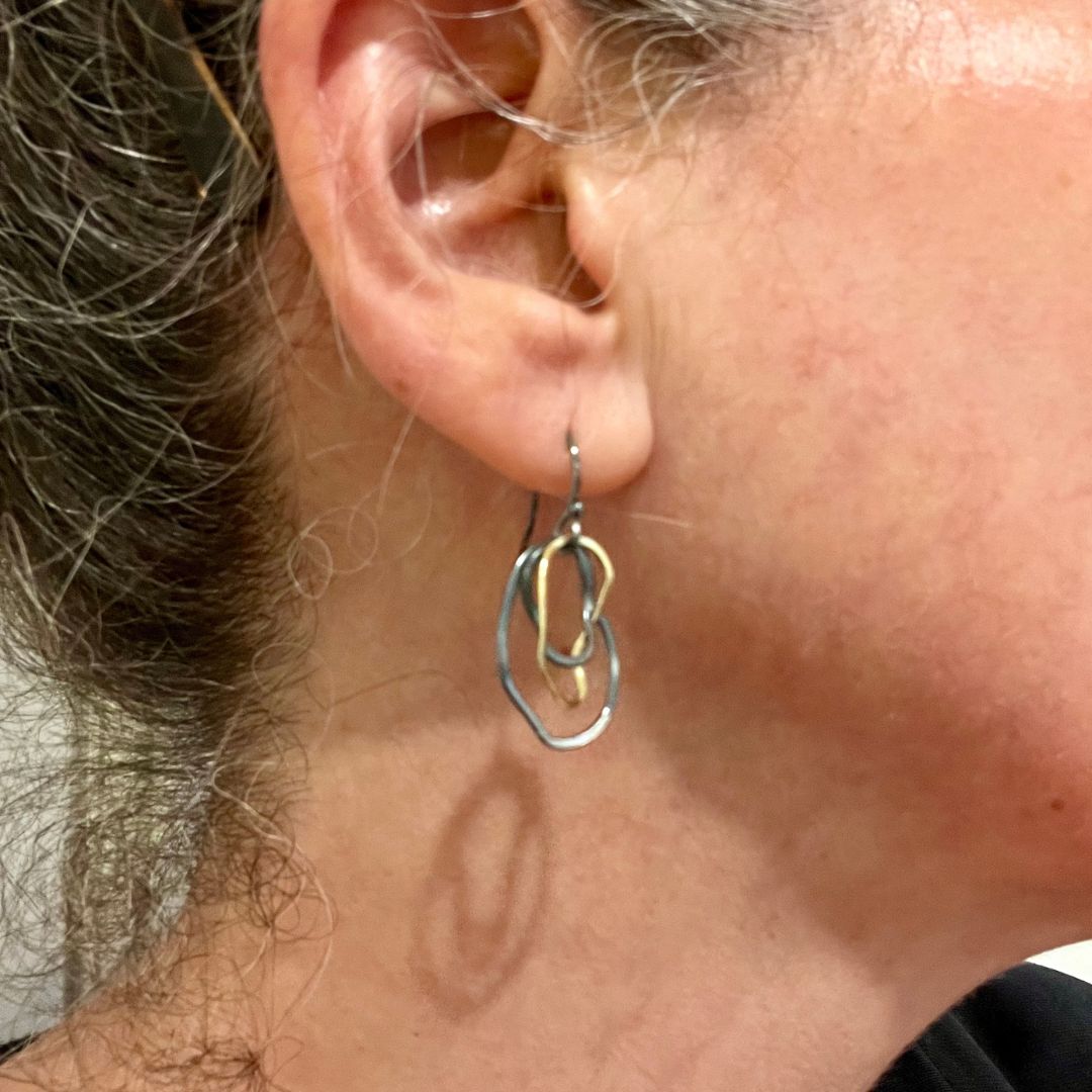 Ripple Hoop Earrings